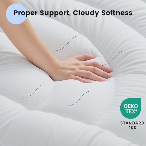 Waterproof Mattress Pad Queen, Quilted Fitted Queen Mattress Protector - Image 4