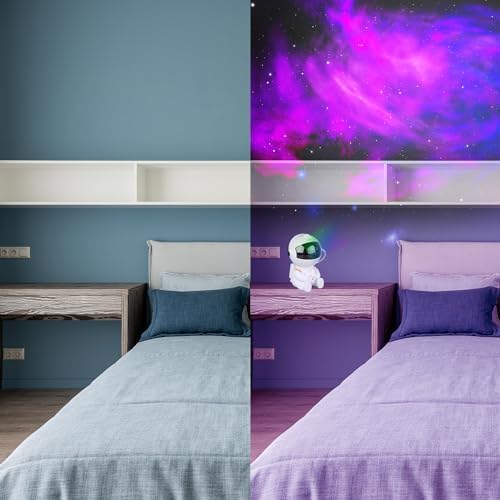 YXQUA Astronaut Galaxy Star Projector, Night Light for Kids, Original White - Image 6