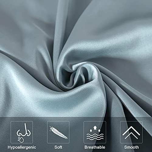 Mulberry Silk Pillowcase for Hair and Skin, Standard Size Cooling Silk Pillow - Image 2