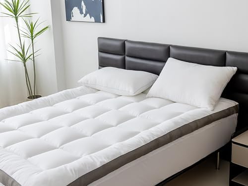 Ultimate Comfort and Cooling: 100% Cotton 2" Full Mattress Topper - Image 2