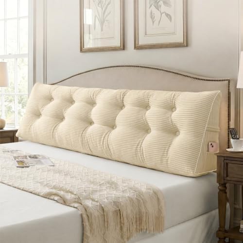 Sasttie Headboard Pillow King, Bed Wedge Pillow Headboard by SASTTIE