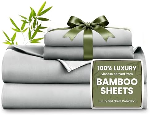 Love's cabin 3 Piece Twin XL Sheet Set, 100% Rayon Derived from Bamboo by Lovescabin
