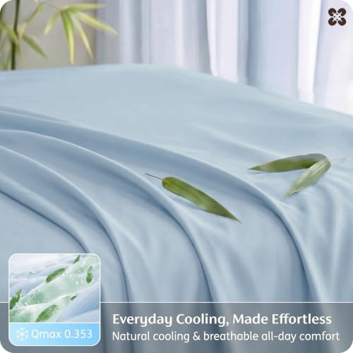 Bedsure PureWoven 100% Rayon Derived from Bamboo, Full Size Sheets - Image 4