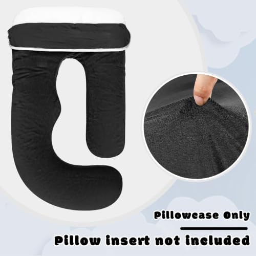 Pregnancy Pillow Cover J-shaped Replacement Pillowcase, Full Body Pillow Case - Image 5