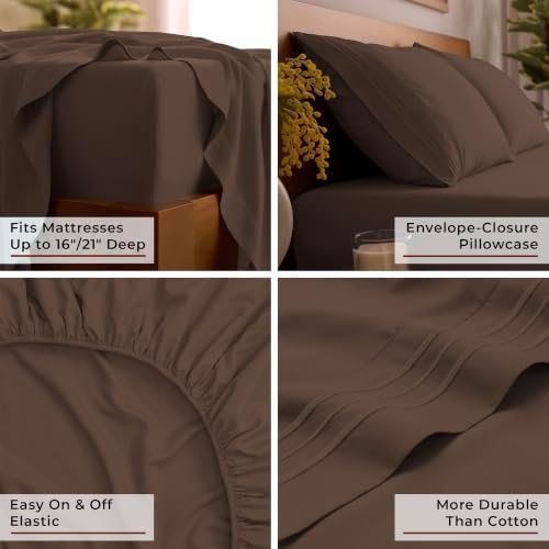 Mellanni Iconic 4-Piece, Ultra Soft Sheet Set - Image 5