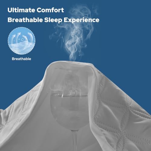 BEDLORE 2 Pack Waterproof Mattress Protector, Twin XL Size Mattress Pad - Image 6