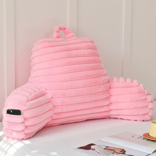 Large Reading Pillow for Adults, Back Support Pillow for Sitting Up in Bed by YAOSHUHO