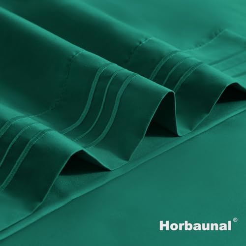 Horbaunal Microfiber Body Pillow Covers, Dark Green, 2 Pack - Image 7