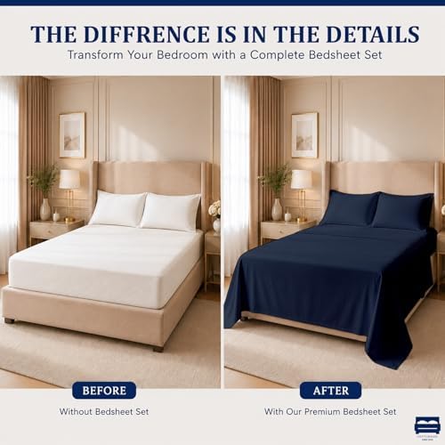4 Piece Full XL Dorm Bedding Set - Image 4