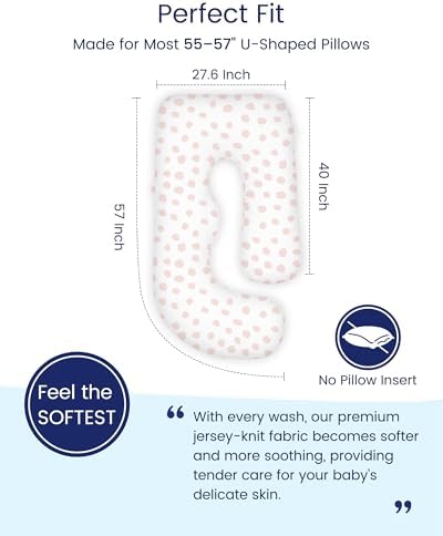 TotAha Soft Pregnancy Pillow Cover Compatible - Image 3