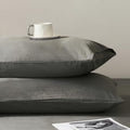 JELLYMONI 100% Washed Cotton Pillowcases, Envelope Closure 2-Pack by JELLYMONI