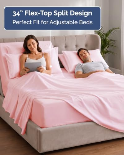 Extra Deep Flex Top Split Head King Sheet Set - Image 3