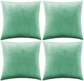 GIGIZAZA Decorative Throw Pillow Covers 20 x 20, Mint Turquoise Sofa Pillow by GIGIZAZAFocusingonhomedecoration