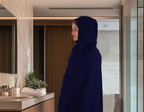 COTTON CRAFT Hooded Bath Towel for Adults – 2 Pack 100% Cotton Bath Sheet - Image 5