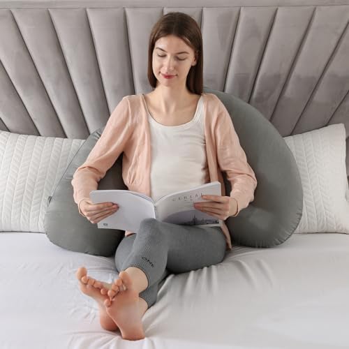 BATTOP Pregnancy Pillows with Cooling Cover, Cooling Maternity Pillow - Image 4