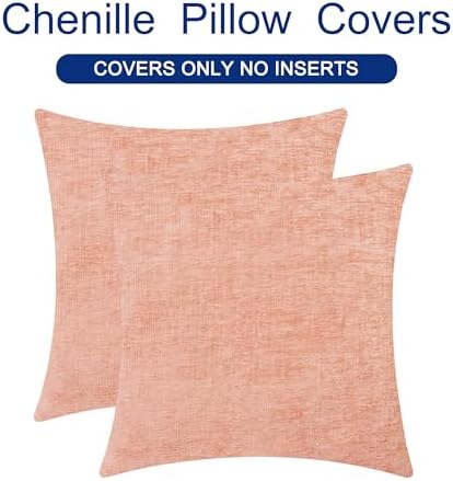 CaliTime Decorative Couch Throw Pillow Covers 26 X 26 Inches Dusty Pink - Image 6