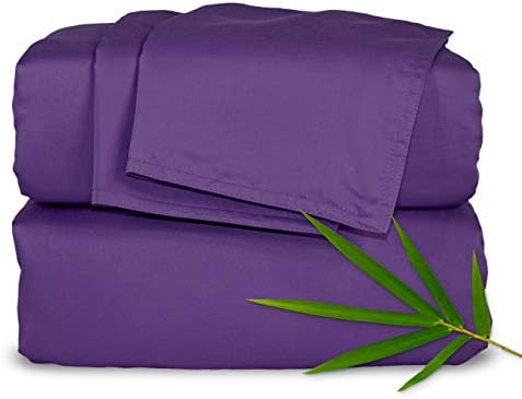 Pure Bamboo Full Sheets, Genuine 100% Organic Viscose Derived from Bamboo Bed by PureBamboo