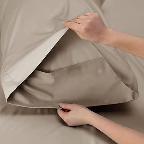 Bedsure PureWoven 100% Rayon Derived from Bamboo, Twin Bed Sheets, 3 Pieces - Image 5
