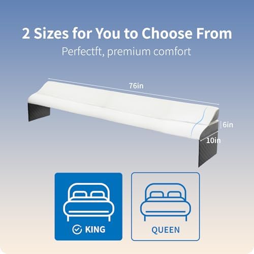 Headboard Pillow for Bed Reading, Large Bed Wedge Pillow for Sitting Up in Bed - Image 2