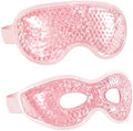 2PCS Gel Eye Mask Reusable Cold Therapy Gel Bead Eye Mask by CONSGIJI