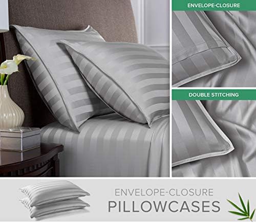 Pure Bamboo Queen Sheets, Genuine 100% Organic Viscose Derived from Bamboo Bed - Image 3