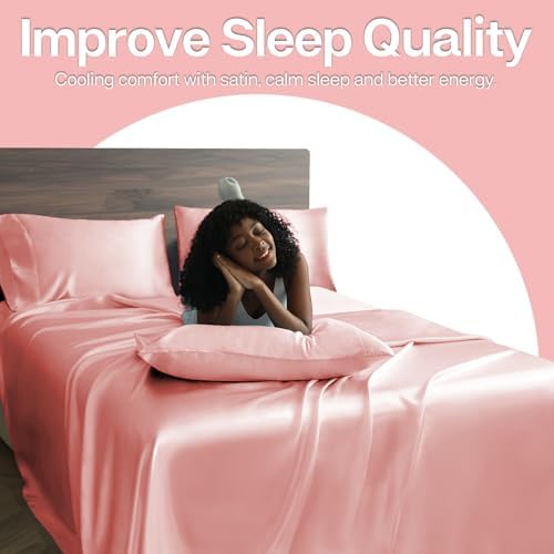 MR&HM Satin Pillowcase 2 Pack, Standard Size 20"x26" - Image 4