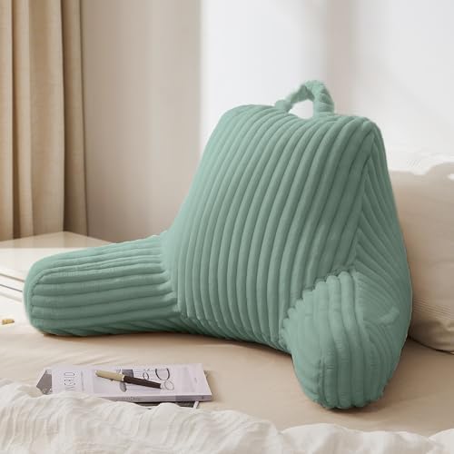 Blissful Diary Reading Pillow for Bed, Backrest Pillow, Mint Green by BlissfulDiary