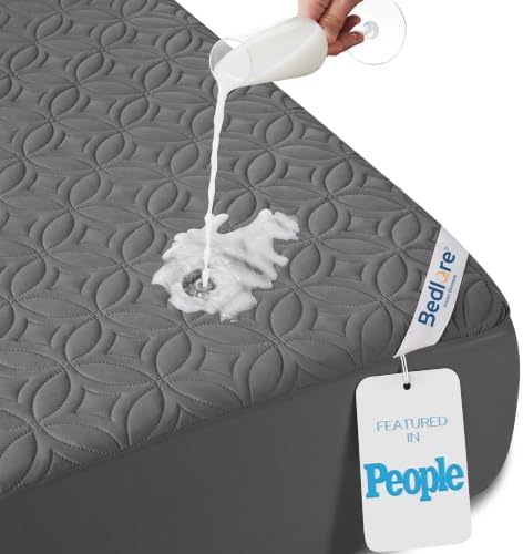 BEDLORE Waterproof Mattress Protector, Full XL Size Mattress Pad by Bedlore