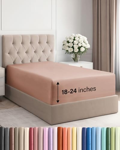 CGK Linens Extra Deep Twin Fitted Sheet by CGKUnlimited