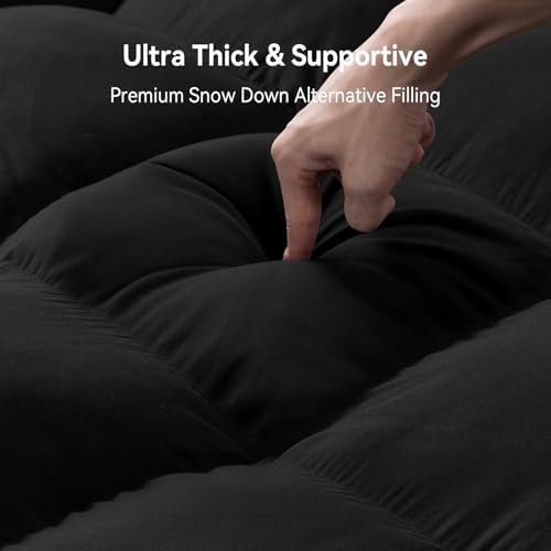 ABENE King Mattress Topper, Thick Pillow Top Mattress Pad - Image 4