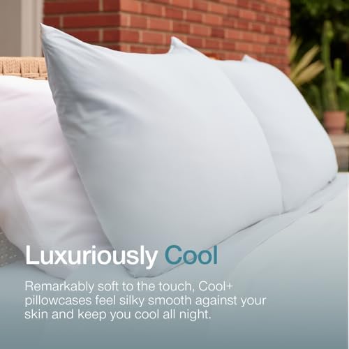 Coop Home Goods Cool+ Cut-Out Pillow Case King Size 2-Pack, Ultra-Soft & - Image 6