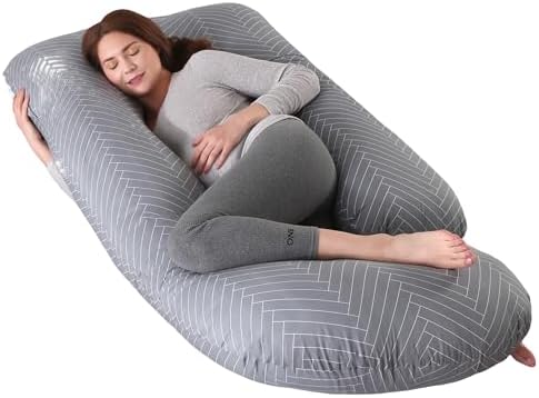 ALLOPERA Pregnancy Pillow, Full Body Maternity Pillow 57 inch, by Unknown