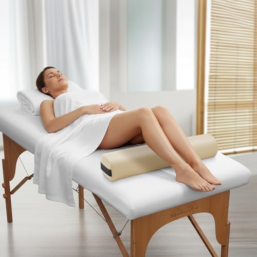 Saloniture 3/4 Round Massage Table Bolster Under-Knee Pillow Pad - Image 2