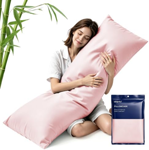 MR&HM Body Pillow Pillowcase 1pc, Cooling & Breathable by MRHM