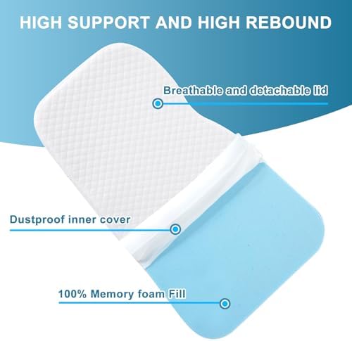 Knee Pillow for Side Sleepers, 100% Memory Foam Filling Leg Pillow for Side - Image 5