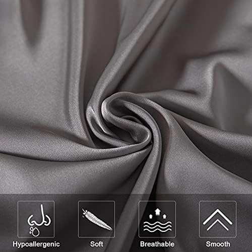 Mulberry Silk Pillowcase for Hair and Skin, Standard Size Cooling Silk Pillow - Image 3