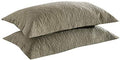MarCielo 2-Piece Embroidered Pillow Shams, Decorative Microfiber Pillow Covers by MarCielo