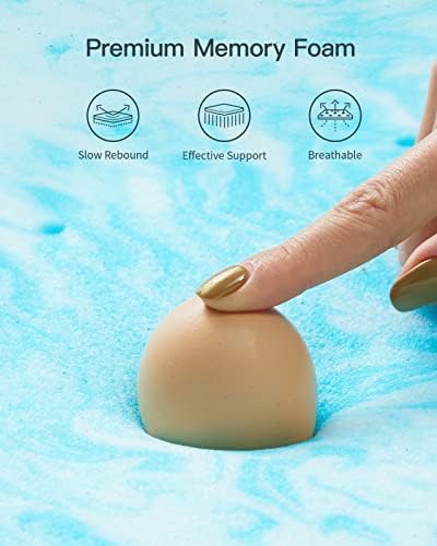 PERLECARE 4 inch Queen Ventilated Memory Foam Mattress Topper - Image 2