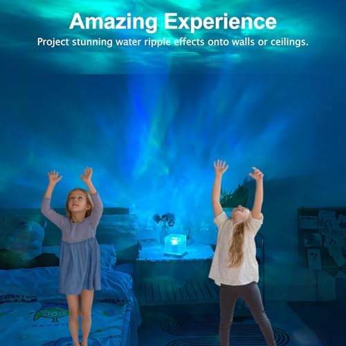 YXQUA Ocean Wave Projector, 16 Colors Northern Lights, Plug-in - Image 6