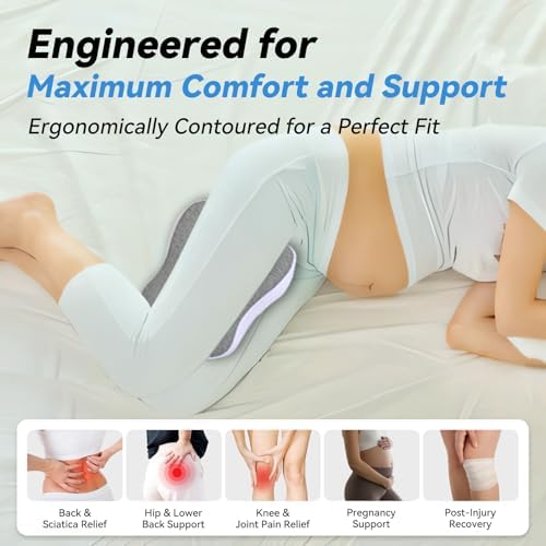 UJPFEO Knee Pillow for Side Sleepers, Leg Pillows for Sciatica, Joints Between - Image 3