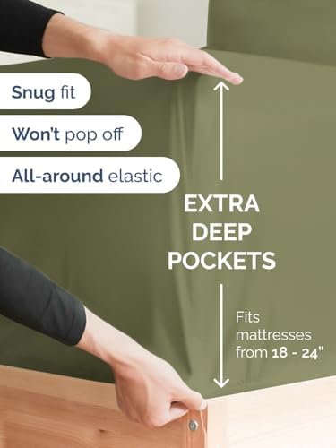 CGK Linens Extra Deep Twin Fitted Sheet - Image 2