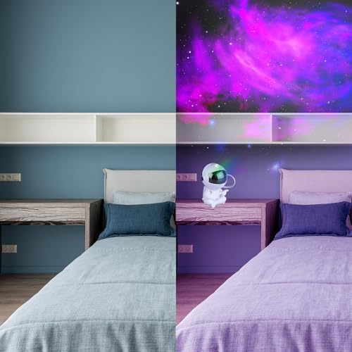 YXQUA Astronaut Galaxy Star Projector for Kids, White Guitar - Image 6