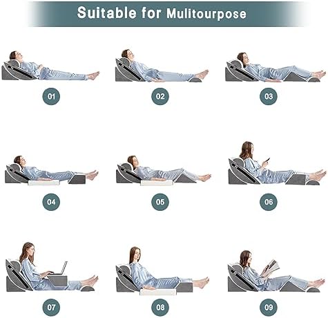 Yojoker 6pcs Orthopedic Bed Wedge Pillow Set - Image 4