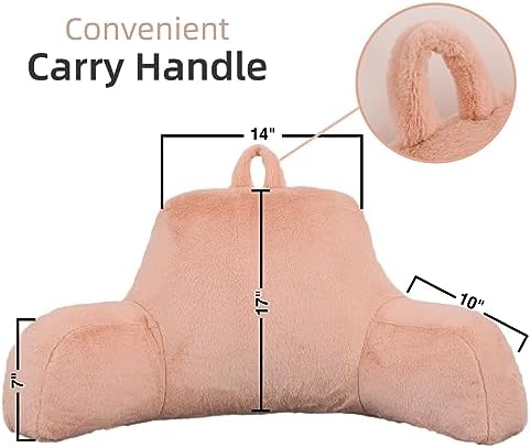 A Nice Night Pink Reading Pillow - Image 2