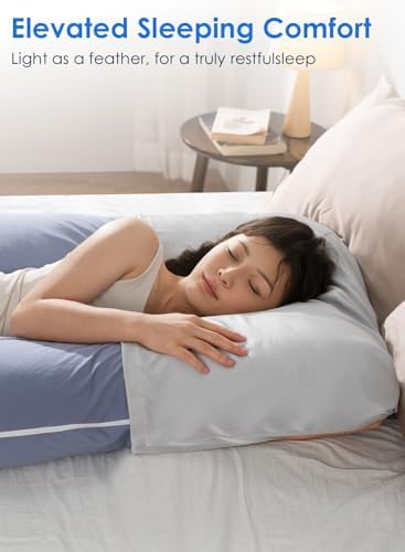 QUEEN ROSE Pregnancy Body Pillow Cover, Satin Cooling Pillowcase - Image 3