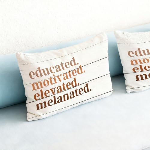 Inspirational Black Woman Girl Pillow Cover 12x20, Encouragement African - Image 4
