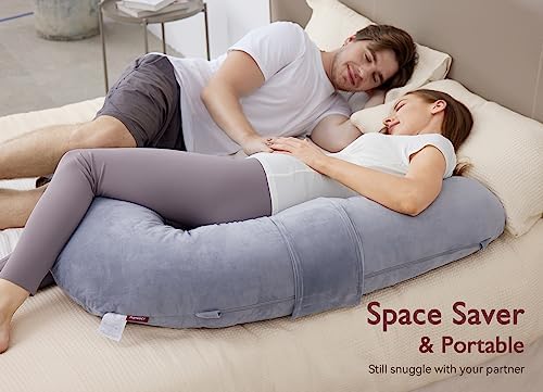 Momcozy Original F Shaped Pregnancy Pillow - Image 6