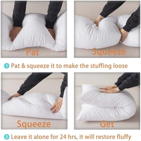 WhatsBedding Memory Foam Body Pillow - Image 6