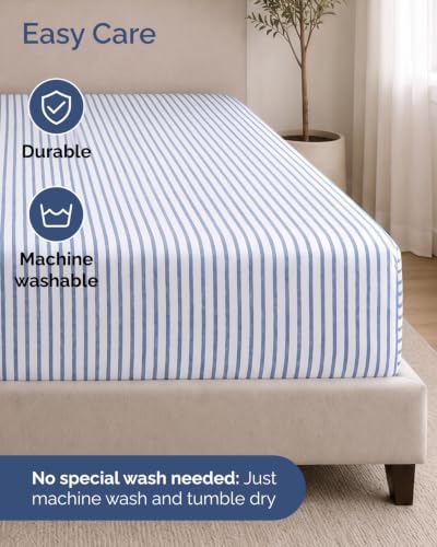 CGK Linens 2 Pack Extra Deep Queen Fitted Sheets - Image 6
