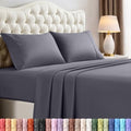 Full Sheets Set, 4 Pieces 16" Deep Pocket Hotel Luxury Bed Sheets by UTOPIABEDDING
